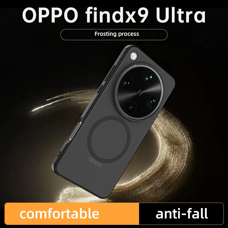 Enhanced Magnetic Shockproof Phone Case with Airbag Design - Matte Translucent Finish