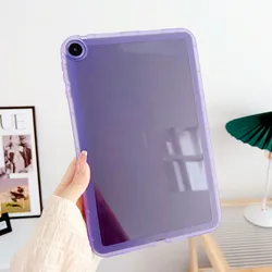 Soft TPU Anti - Drop Shockproof Protective Back Cover for Honor Pad X8b (Transparent Purple)