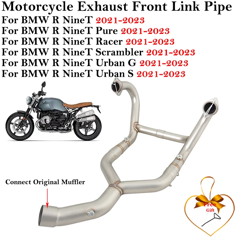 

Для BMW R NineT Pure Racer Scrambler Urban G S 2021 2022 2023 выхлопная труба мотоцикла Esape, соединительная оригинальная глушитель