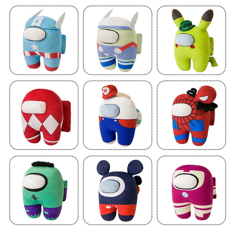 20CM Cartoon Plush Toys Dolls Children Cute Stuffed Pillow Dolls Game Figure Stuffed Toy For Kids Gifts Home Decoration plush toys