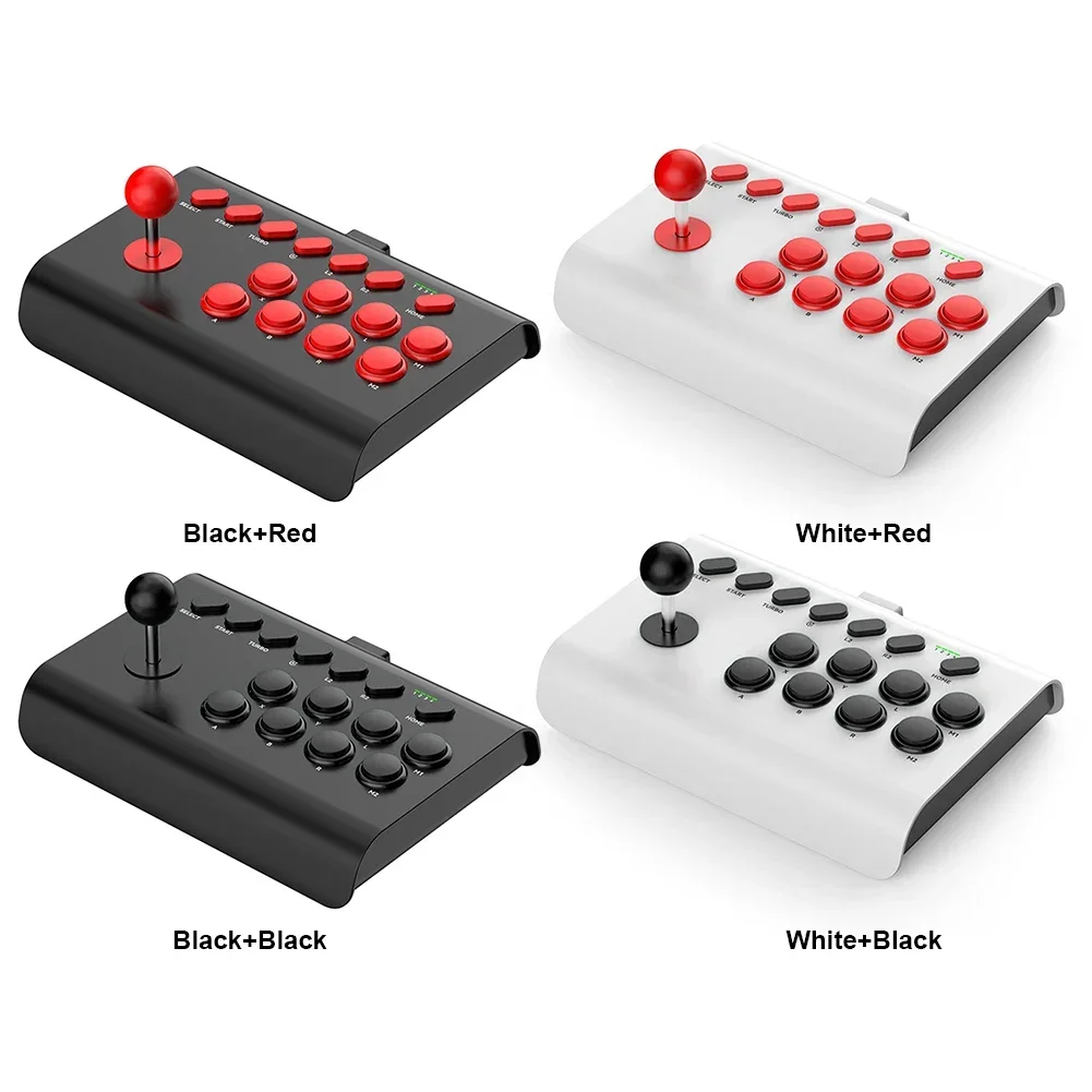 For switch OLED For PS3/PS4 Arcade game rocker Bluetooth Wireless Wired Controller for TV PC IOS Android Steam Joystick