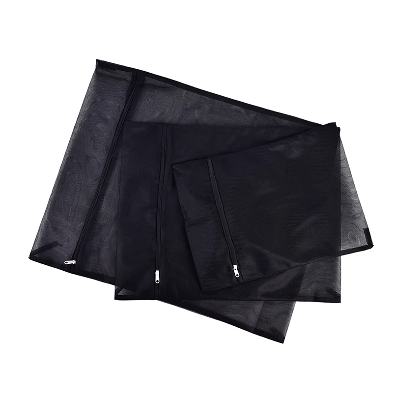 Description Picture 3 of itemClothes Washing Machine Laundry Bag With Zipper Nylon Mesh Net Bra Washing Bag Black Wash Bags