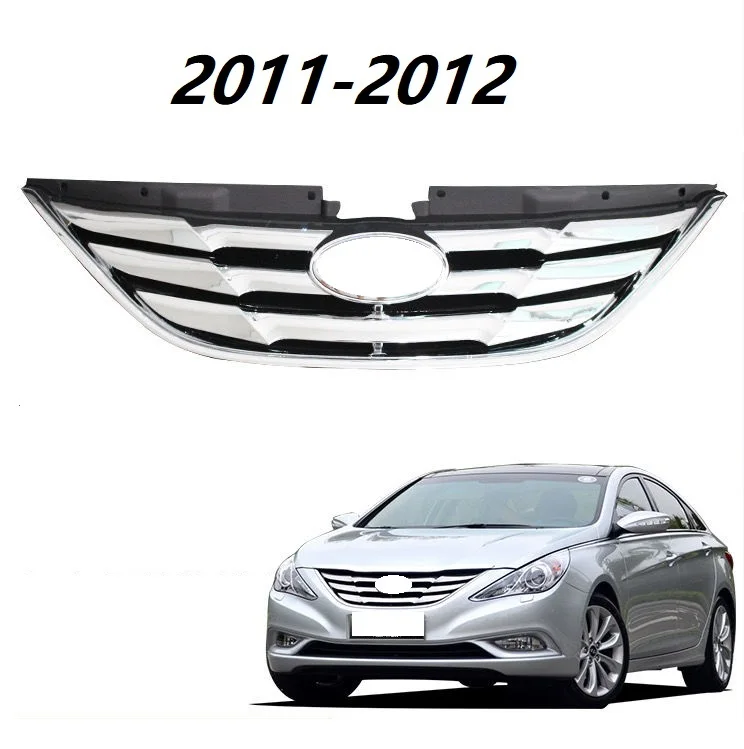Автомобильный сетчатый гриль Решетка переднего бампера для Hyundai Sonata  8-го поколения 2011 2012 2013 2015  AliExpress