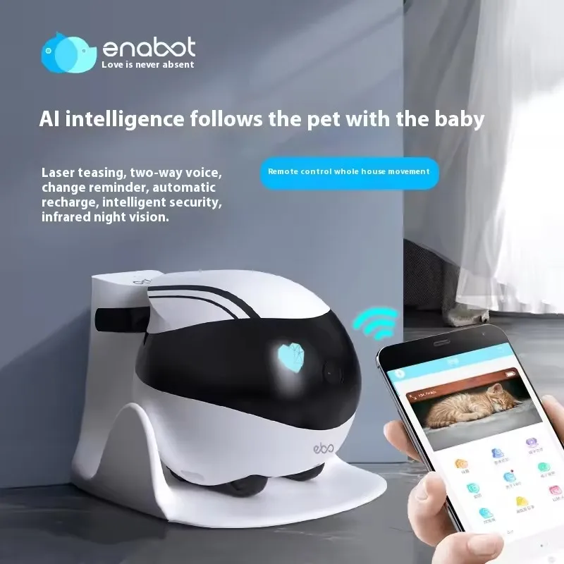 Enabot EBO AIR Intelligent Robot EBO SE Wireless Camera Robot Remote Monitoring Realtime Pet Companion Home Camera