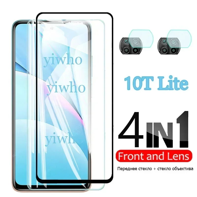 

4 в 1 для Xiaomi Mi 10T Lite 5g закаленное стекло для Xiaomi 10TLite зеркальная защита для экрана объектива камеры защитное стекло M2007J17G
