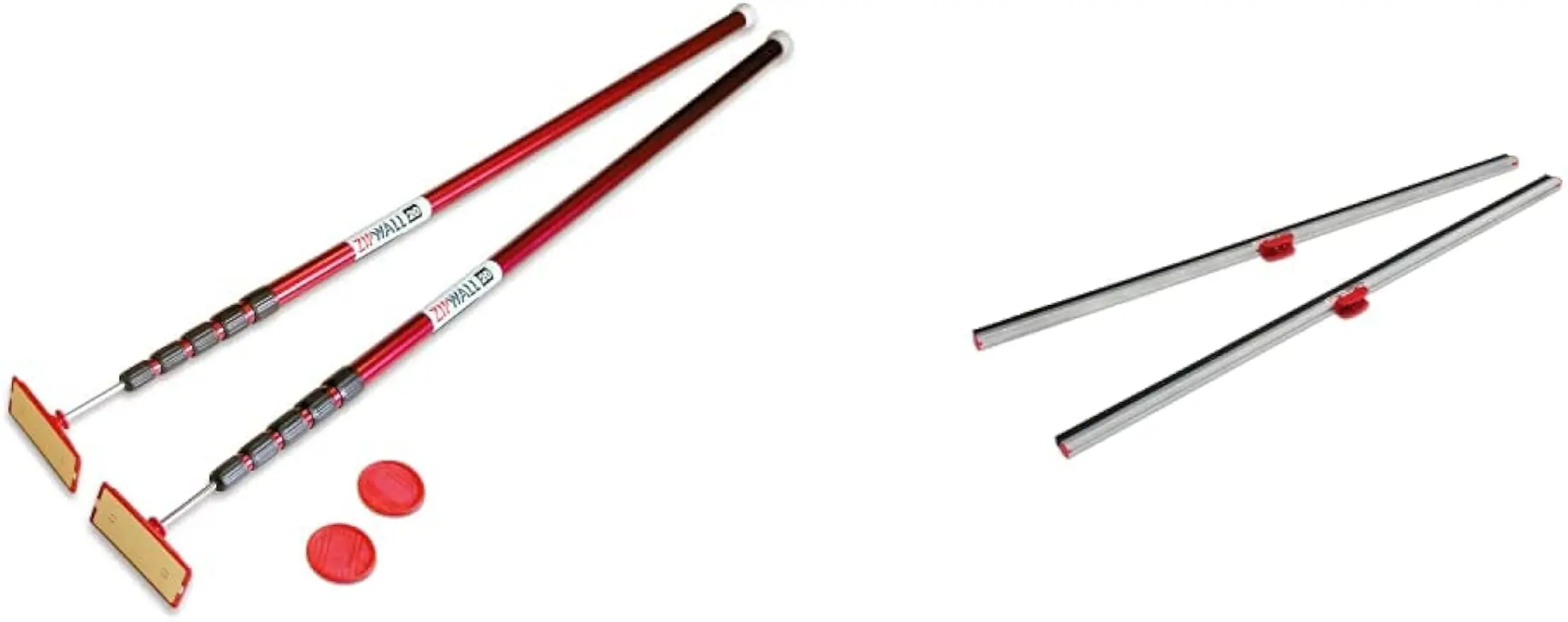 

ZIPWALL KT20 Foot Spring Loaded Dust Barrier Poles (2 Pack) and ZipWall FoamRail 2-Pack Tapeless Seal