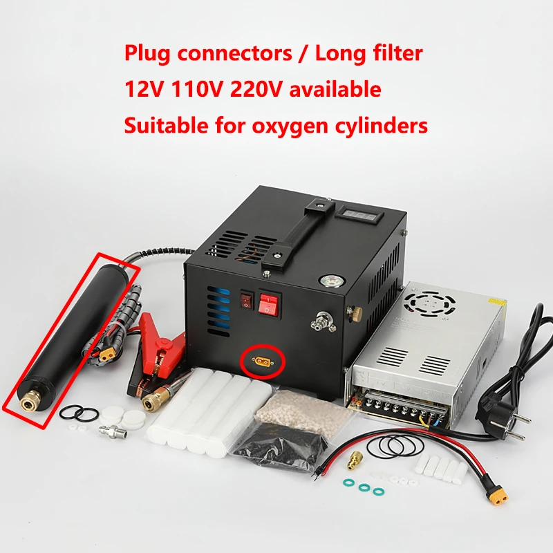 CompresordeairerecargableparacazaybuceobombadeairePCPde