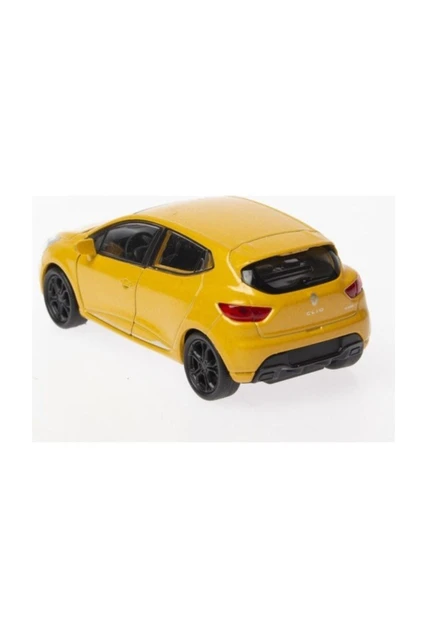 1:36 scale Diecast Drag and Drop Renault Clio Rs-yellow, for Kids