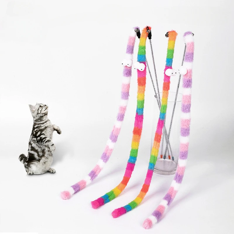 

Игрушка для кошек, перо, Электронная палочка, кошки, Интерактивная игрушка, веселая гусеница, Женская палочка, товары для домашних животных, кошки