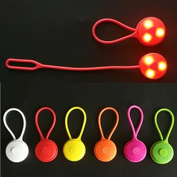 Outdoor Silicone Backpack Lights, 3 LED, Hiking Highlight, Night Running Lighting, Portable Rear Bicycle Taillight for Runners