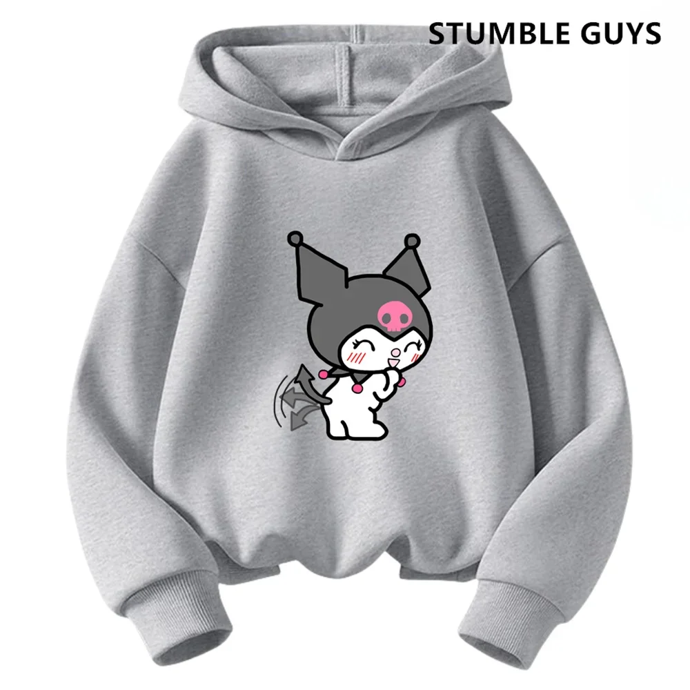 재밌는 패션 후드티, 90 년대 Y2k 고딕 후드티, 쿠로미 일본 쿠로미 후드티 세트, 여아 맨투맨 의류 상의, 맨투맨 의류