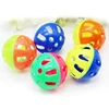 1/2/3PCS Pet Parrot Toy Colorful Hollow Rolling Bell Ball Bird Toy Parakeet Cockatiel Parrot Chew Cage Fun Toys Pet Bird 4