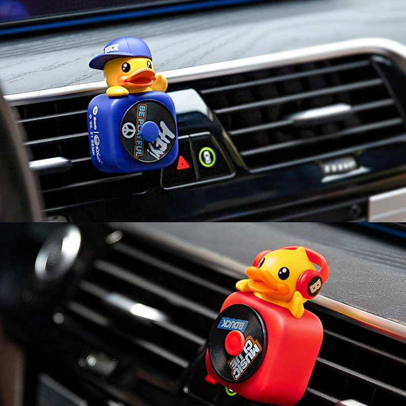 Cute Duck Pilot Car Air Freshener, Car Air Vent Fragrance