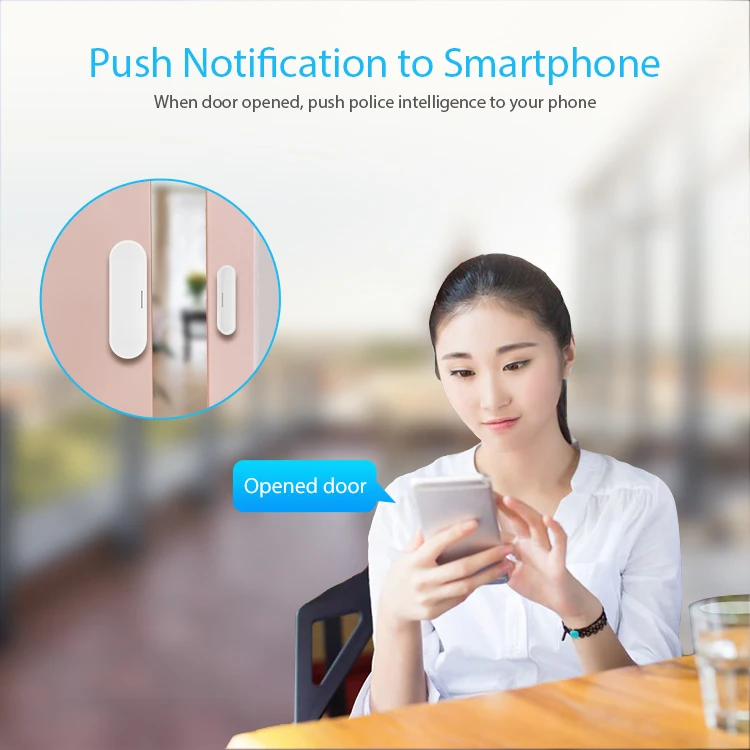 NEO Coolcam Z-Wave Plus Door Window Sensor With Temperature Humidity 700 Series