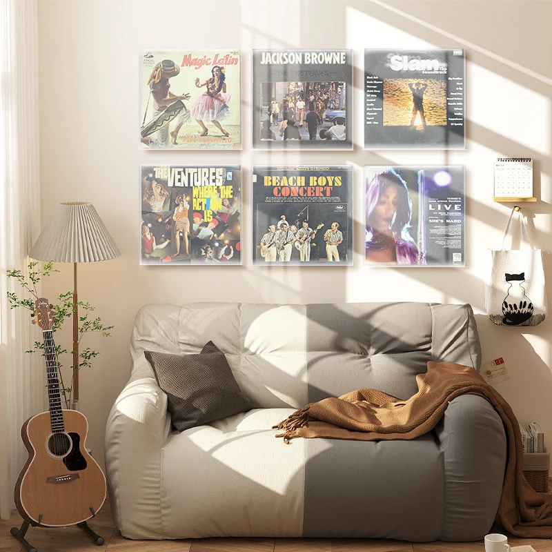 Clear Vinyl Record Stand Holder, Acrylic Display Shelf, Desktop Album  Storage - AliExpress