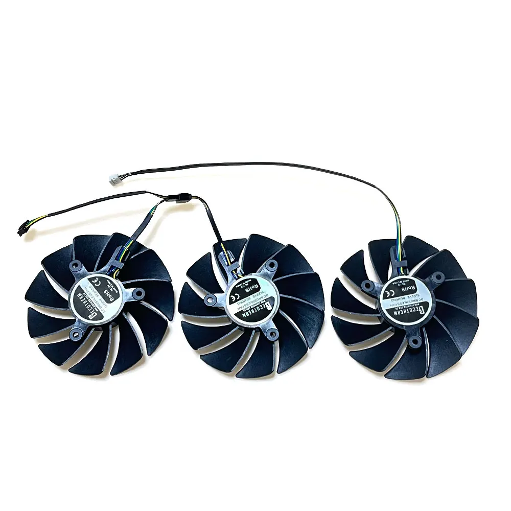 GPU Cooling Fan 4PIN RTX3080 RTX3090 For Zotac RTX 3070Ti 3080 3080TI 3090 Trinity Oc Video card