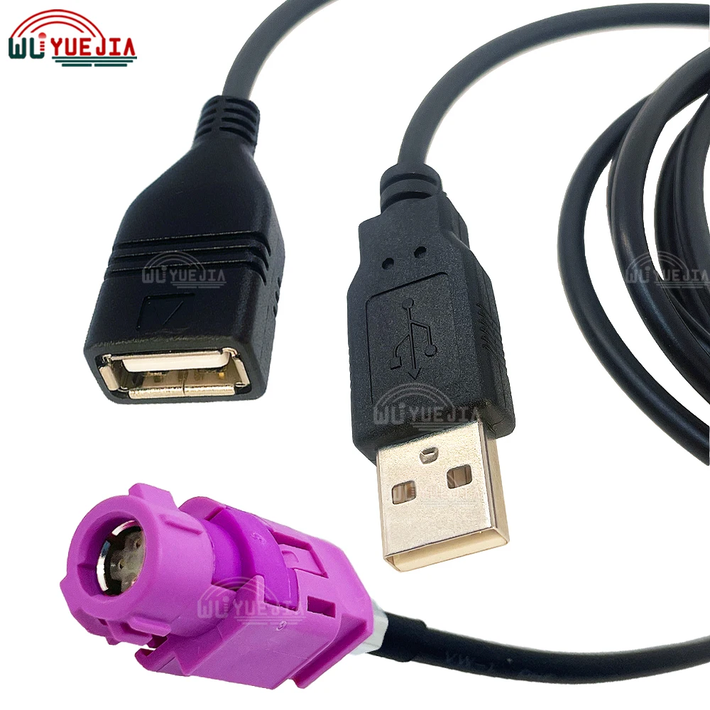 Cavo Da Hsd A Usb Usb Am / Af A 4 Pin Hsd Code H Jack Femmina Cavo Lvds Schermo Di Controllo Dell'Unità Principale Dell'Auto Rcc Nac 4Core Cable Adapt