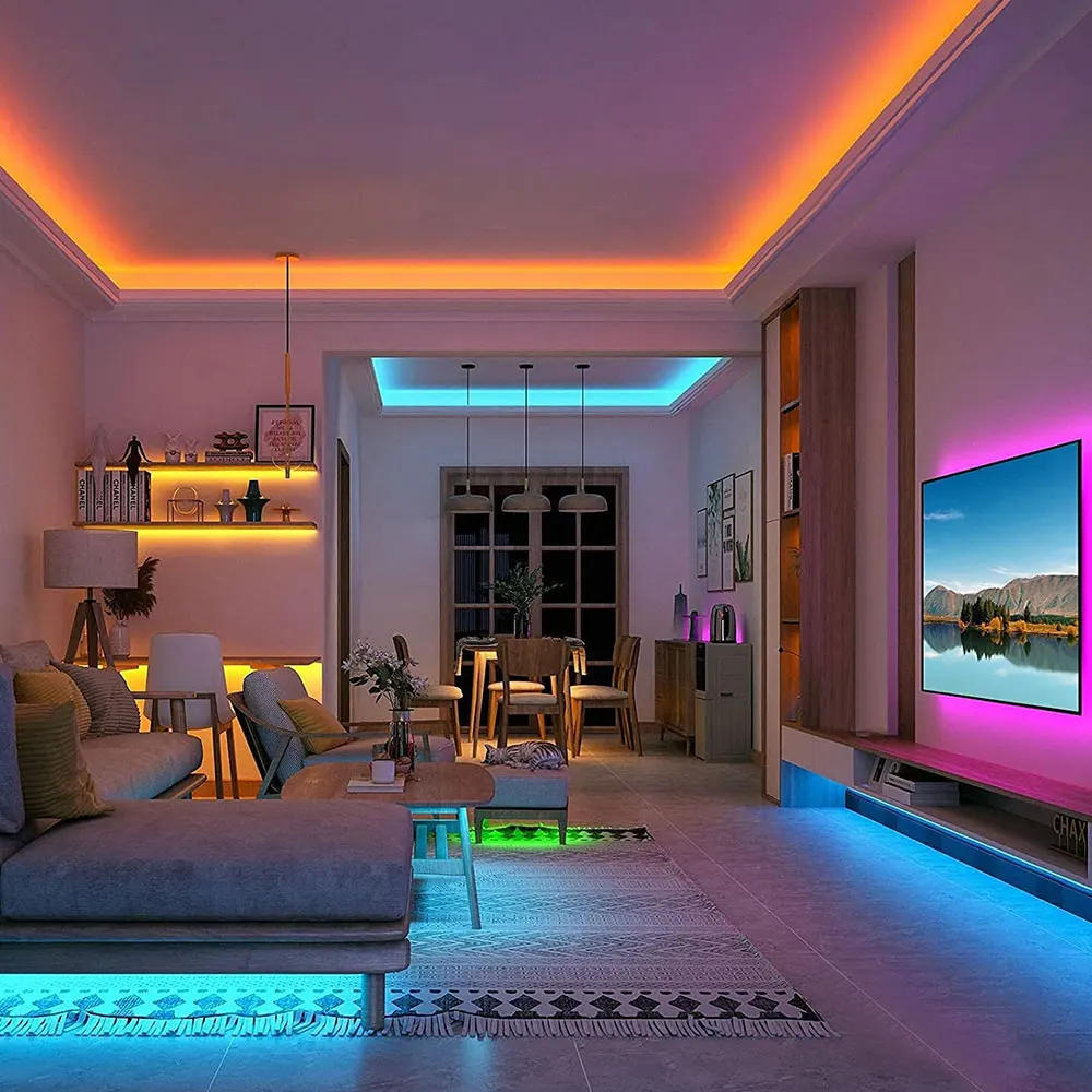 5050 LED 스트립 라이트 5V USB 조명 5050 LED 조명 유연한 LED 램프 리본 실내 장 TV 백라이트 다이오드 테이프