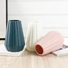 Creative Fashion Flower Vase Imitation Ceramic Plastic Flower Pot Nordic Style Modern Flower Arrangement Container Home Ornament 2