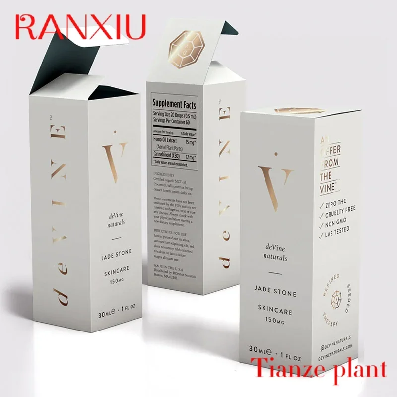 

Custom Luxury Custom Gift Customize Paper Black For Skincare Packing Cosmetic Packaging Box