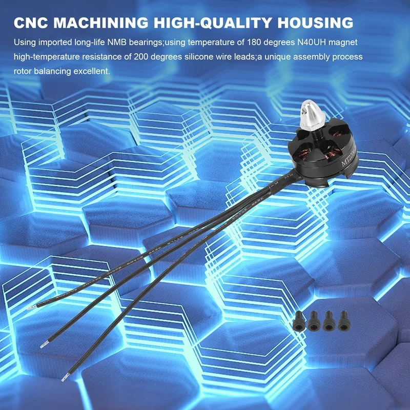 

HOT-MT2204 2204 2300KV бесщеточный двигатель, Квадрокоптер 250 QAV250 для Mini 210 250 мм четыре оси самолета FPV