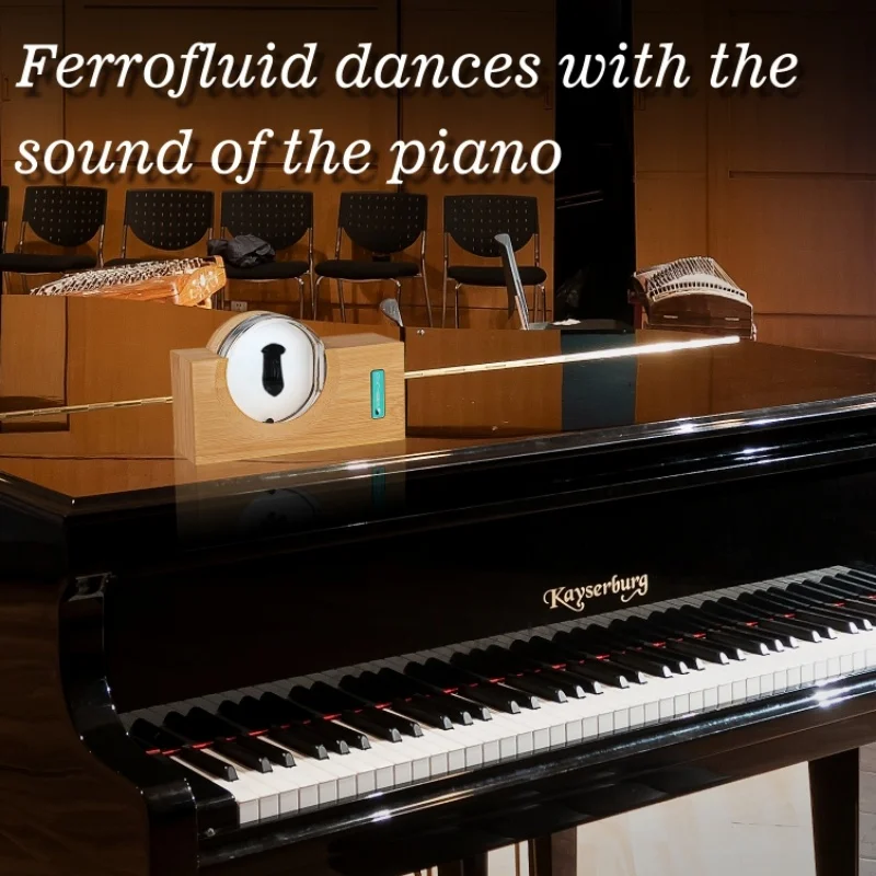 Fluid Speaker Mate, Ferrofluid Sound Visualizer, Ferro Fluid Speaker Music Mate, Ferafluid Music Magnetic Sp
