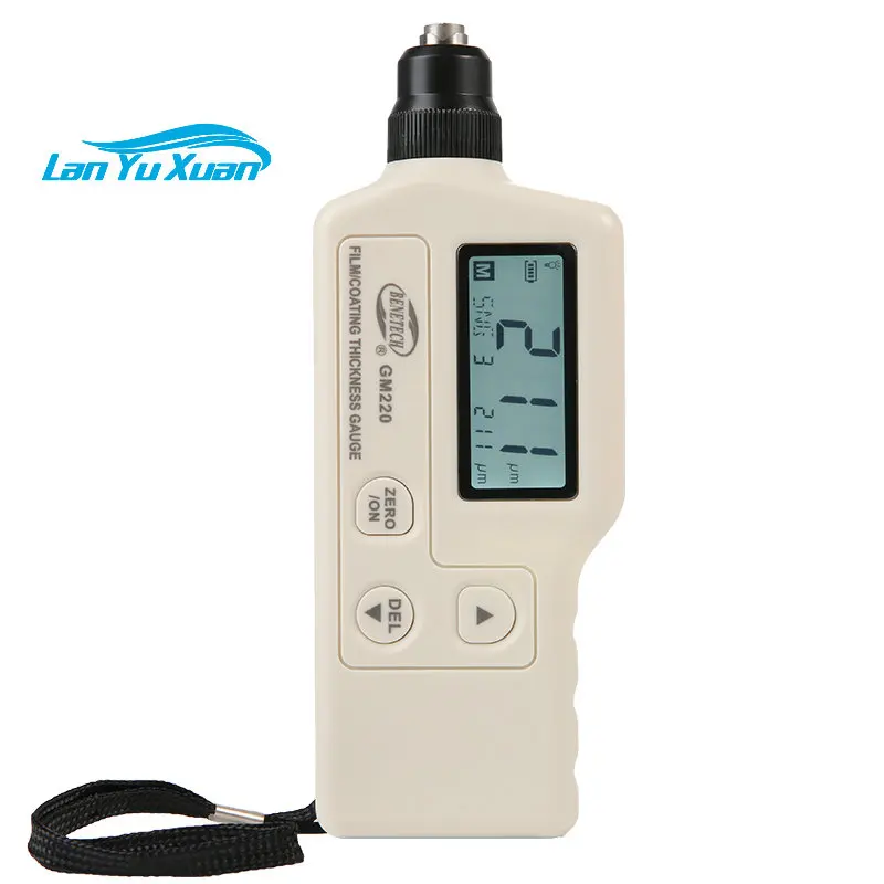 

intelligent digital display integrated iron based coating thickness gauge, paint