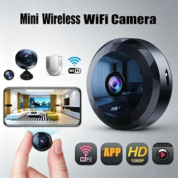 1080P HD Mini Wireless WiFi Camera Babymonitor Home Security Night Version Voice Video Surveillance 360° Human Detection NEW 1