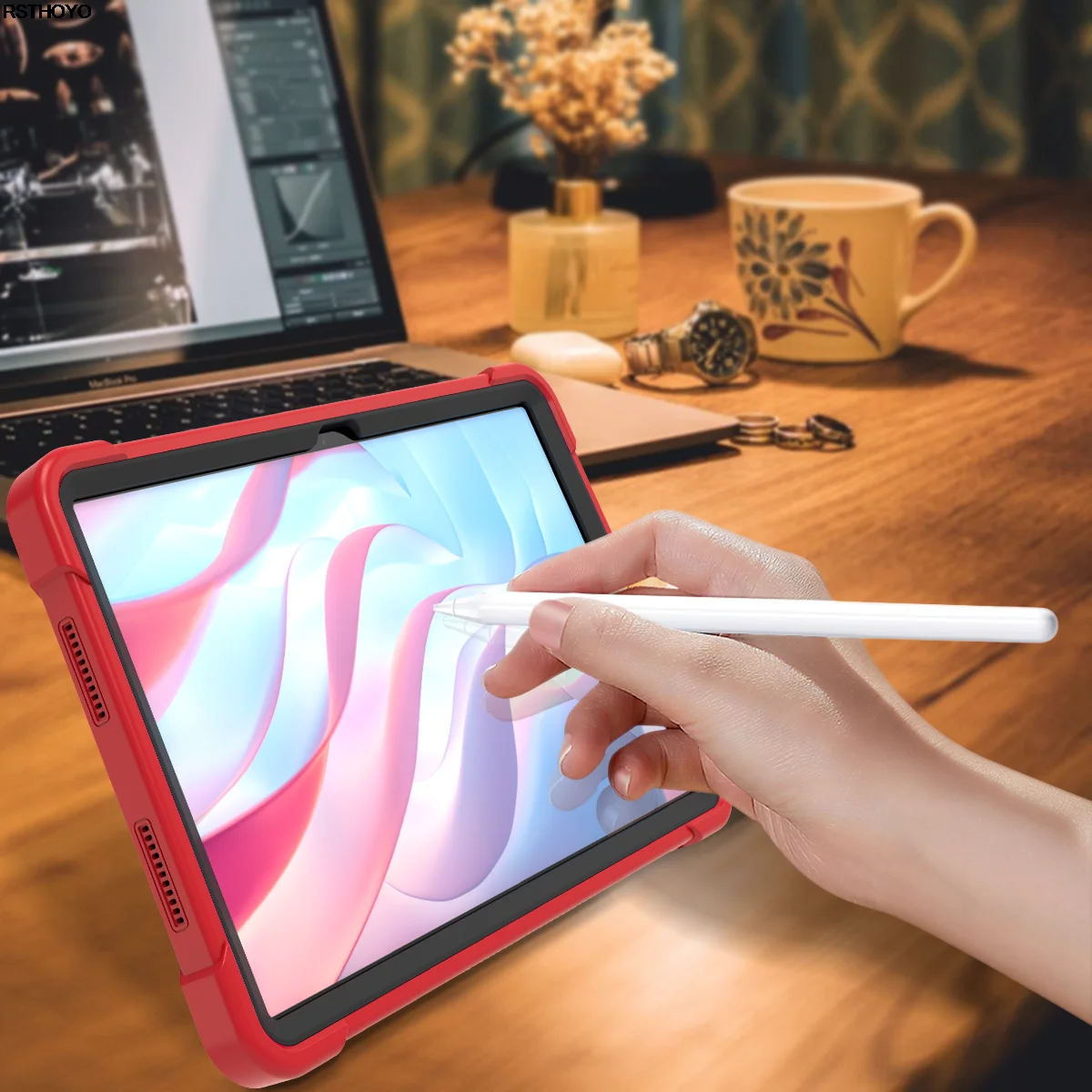 Для Honor Pad X9 11,5 дюймов 2023 дюймов планшетов, тяжелые детские силиконовые PC гибридные армированные Чехлы для Honor X8 Pro стенд противоударные (art.: 3920c61ecffbf) - 3920c61ecffbf