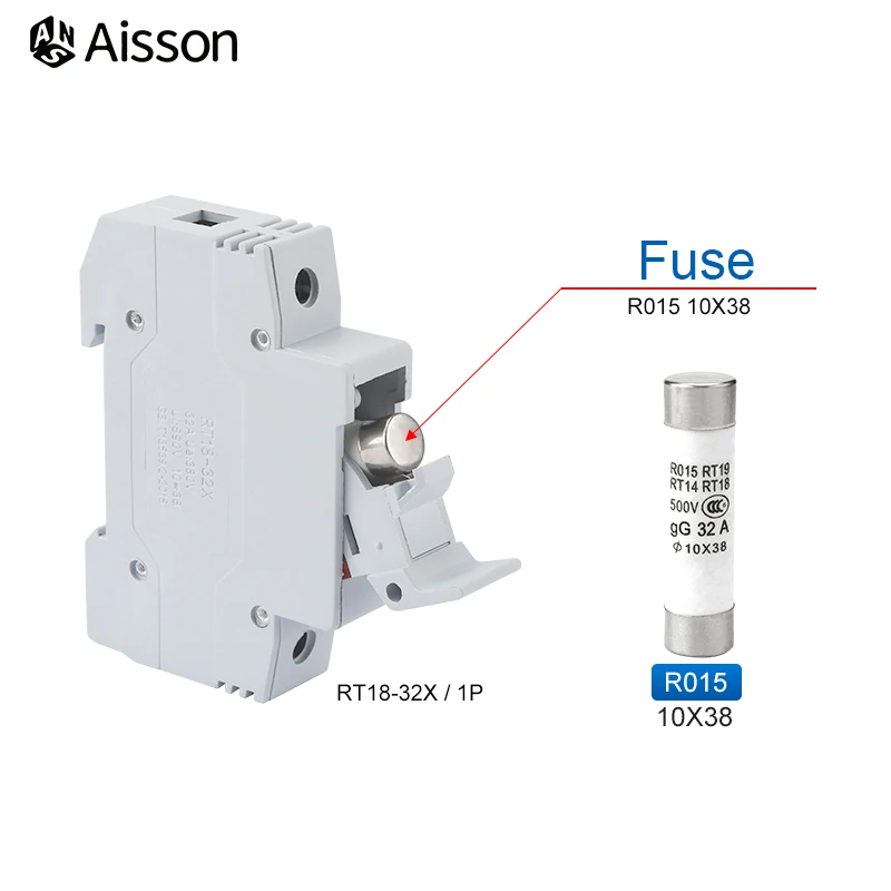 DEWIN Fusible Solaire PV, 10 Pièces Fusibles Photovoltaïque Fusible GPV