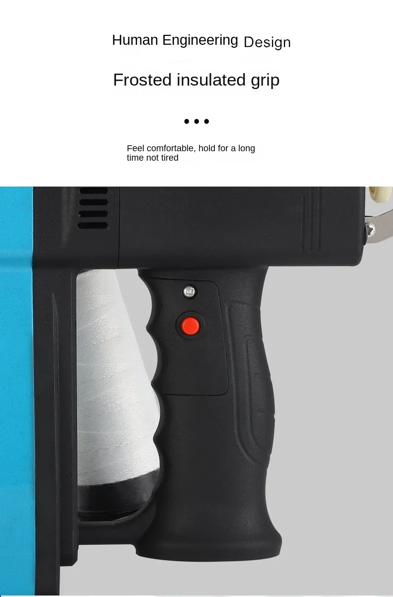 High Speed HandHeld Woven Bag Sewing Machine Electric Manual Sealing Machine Automatic Cut Cotton Thread 210W 6 S39cedca441944a61b1608bb95e927d71r