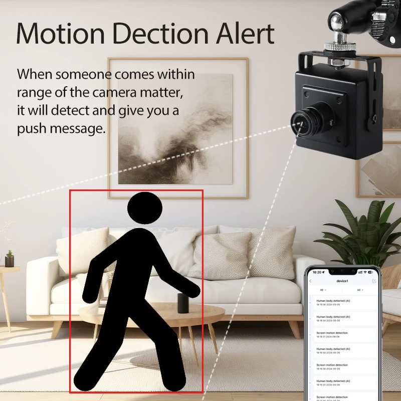 Revotech Mini Indoor Bracket IP Camera HD 5MP Security POE ONVIF P2P CCTV System Video Surveillance Cam