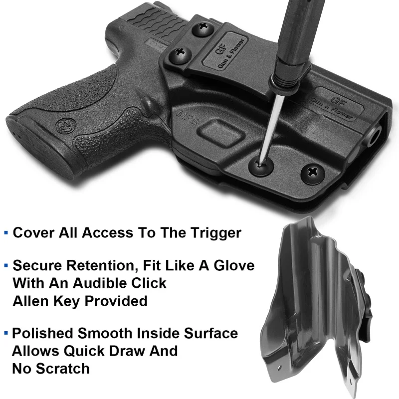 IWB Holster Compatible with Ruger LCP 2 / LCP II Fast Draw Polymer Right Hand Tactical Bags for Men and Women 4