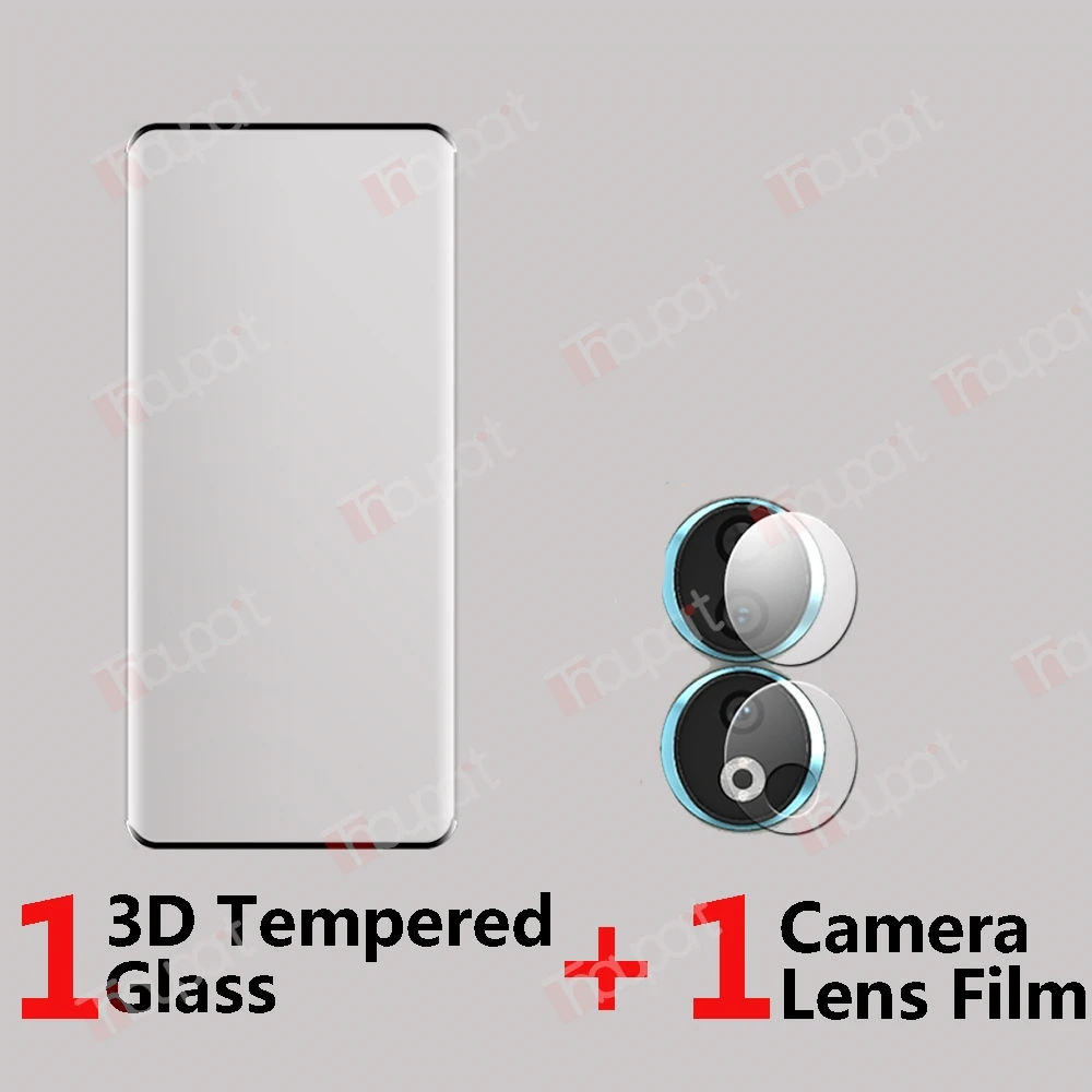 Premium 3D Tempered Glass Screen & Camera Protector Film