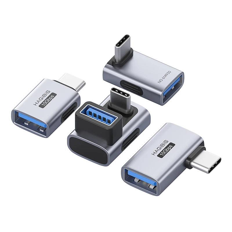 하기비스 USB C to USB 어댑터 타입-C(수) to USB-A(암) 커넥터 OTG 어댑터 케이블 연장선 아이폰 17/16 Pro 차량용 노트북 PC용