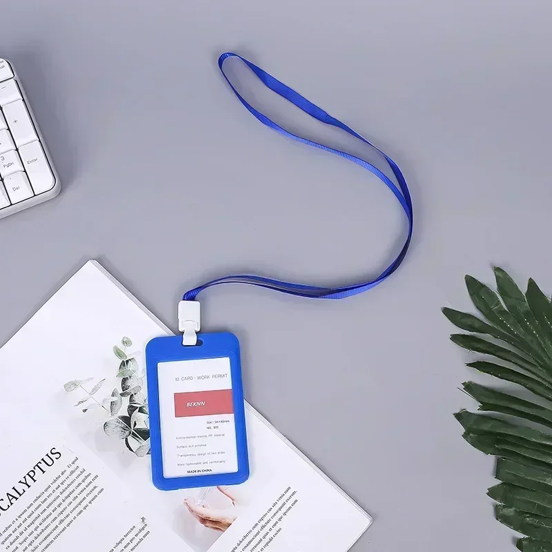 Premium Lanyard Card Holder with Neck Strap - Stylish and Durable ID, Bus, and Credit Card Case