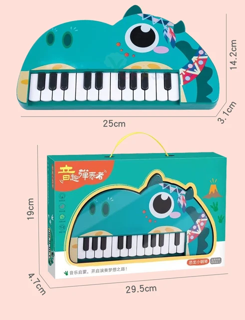 Teclado Pianinho Infantil Musical De Dinossauro Azul - Alfabay - Cubo  Mágico - Quebra Cabeças - A loja de Profissionais e Colecionadores!