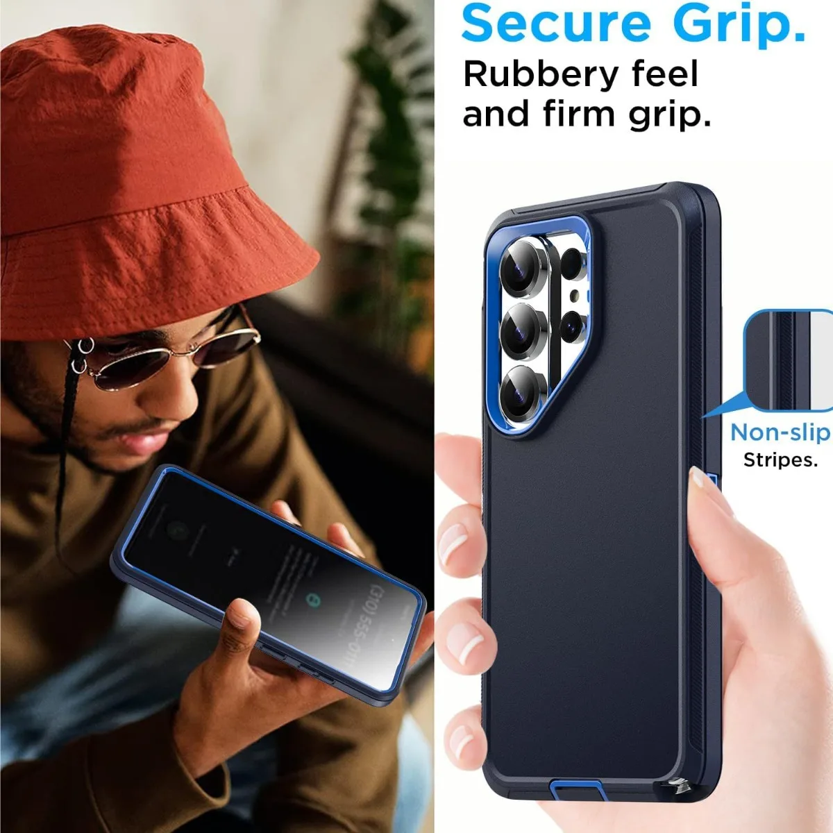 Heavy Duty 3-Layer Matte Impact Resistant Armor Protector Case