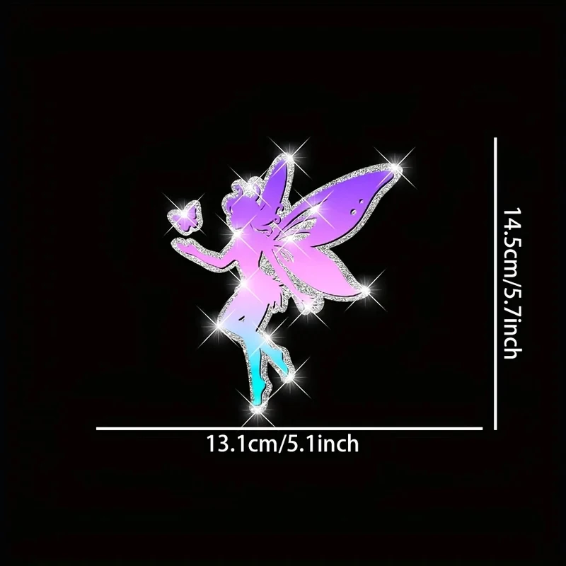 Glitter Vinyl Fairy & Elf Bling Sticker