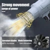 1000W Turbo Fan Violent Fan Thrust Stepless Speed High Power Turbo Fan Leaf Blower Handheld Mini Jet Fan for Makita Battery 6
