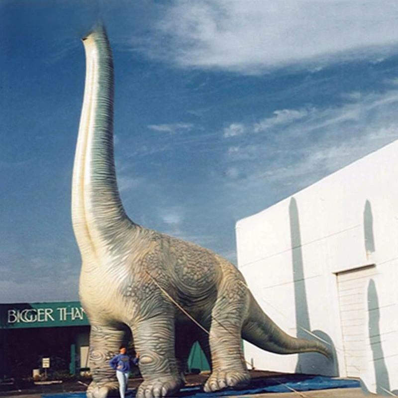 giant inflatable Customizable brachiosaurus dinosaur with long neck large animal balloon for advertising
