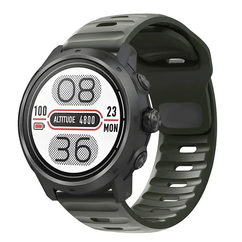 Sport Silicone Wristband Bracelet, 20mm/22mm Strap