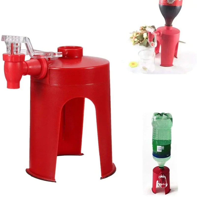 Soda Dispenser Coke Bottle Inverted Carbonated Beverage Upside Down Drinking Water Dispense Machine Home Party Pub Bar Drinkware beverage dispenser