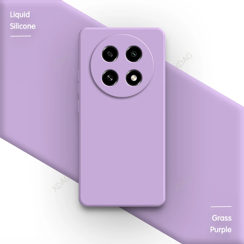 Premium Liquid Silicone Phone Case with Lens Protection - Soft Back Cover