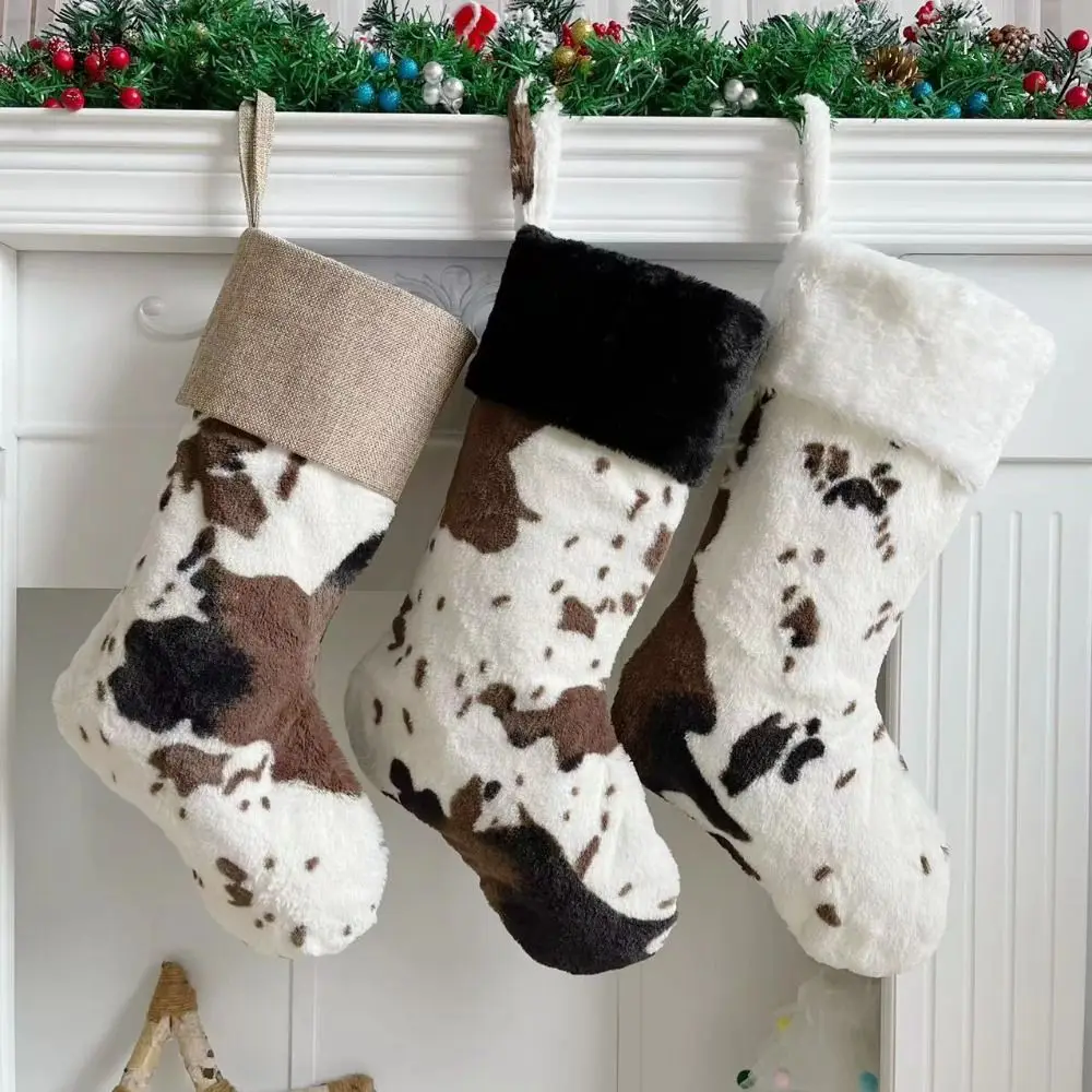 Cow Print Christmas Stocking 1 | Cow Print Christmas Stocking 1