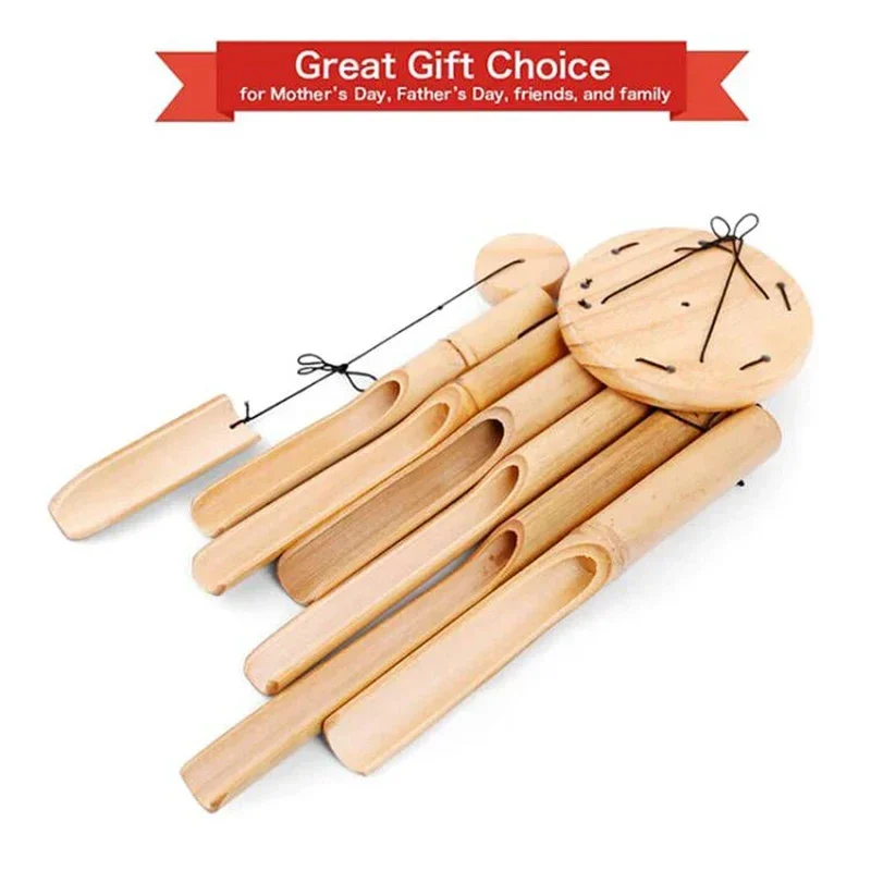 Bamboo Wind Chimes 6 Tubes With Natural Relaxing Soothing Sound Outdoor Chimes Hand-Carved Garden Patio Outdoor Home Decor wind chimes,wind chime