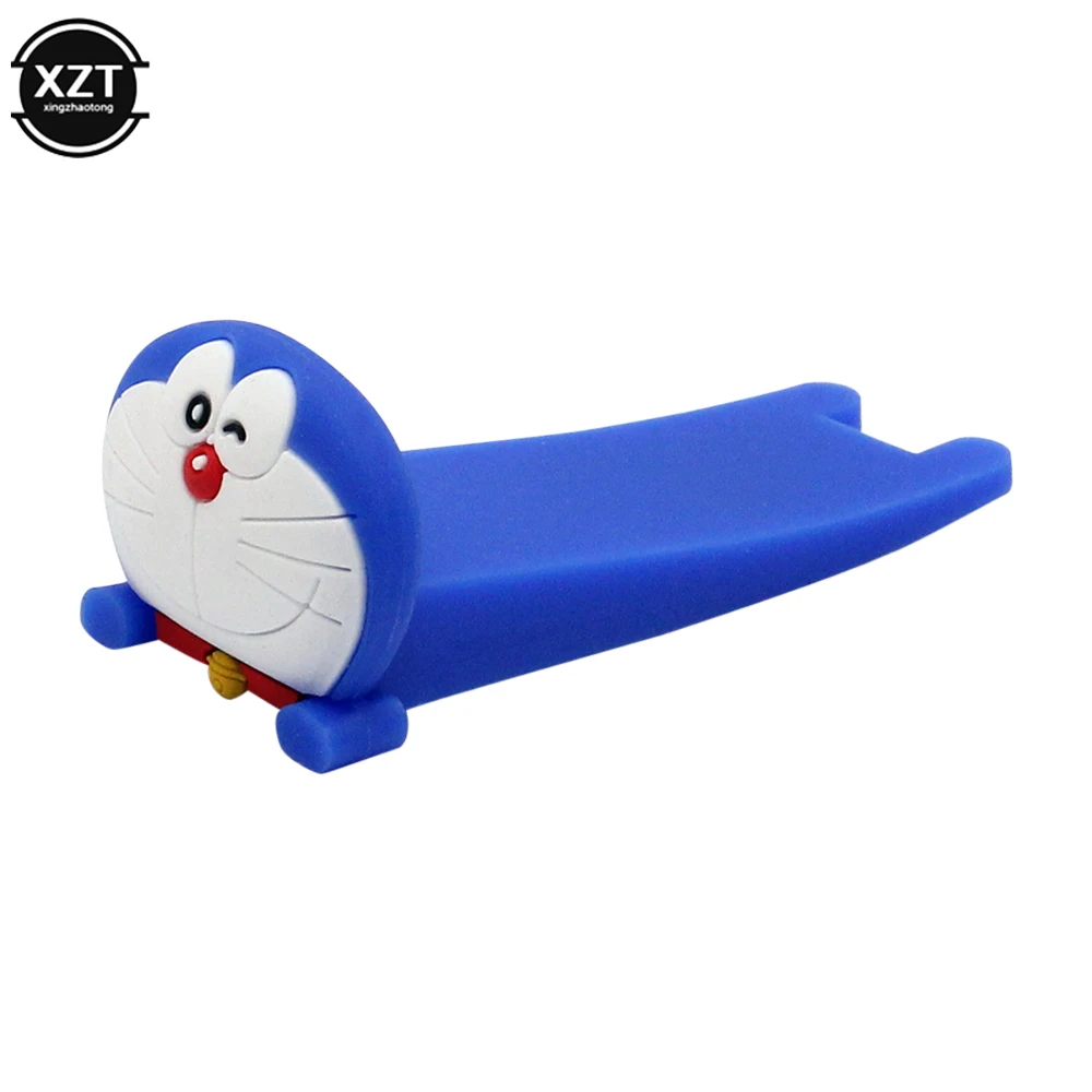 Creative Door Stop Baby Safety Protector Cute Cartoon Silicone Doll Door Stopper Wedge Jam Baffle Home Tools