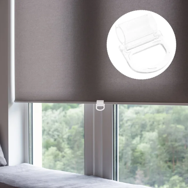 Roller Vak Fogantyú Árnyékolása Tiszta Valance Klipek Függöny Tartozékok Ablakárnyalatait - Image 5