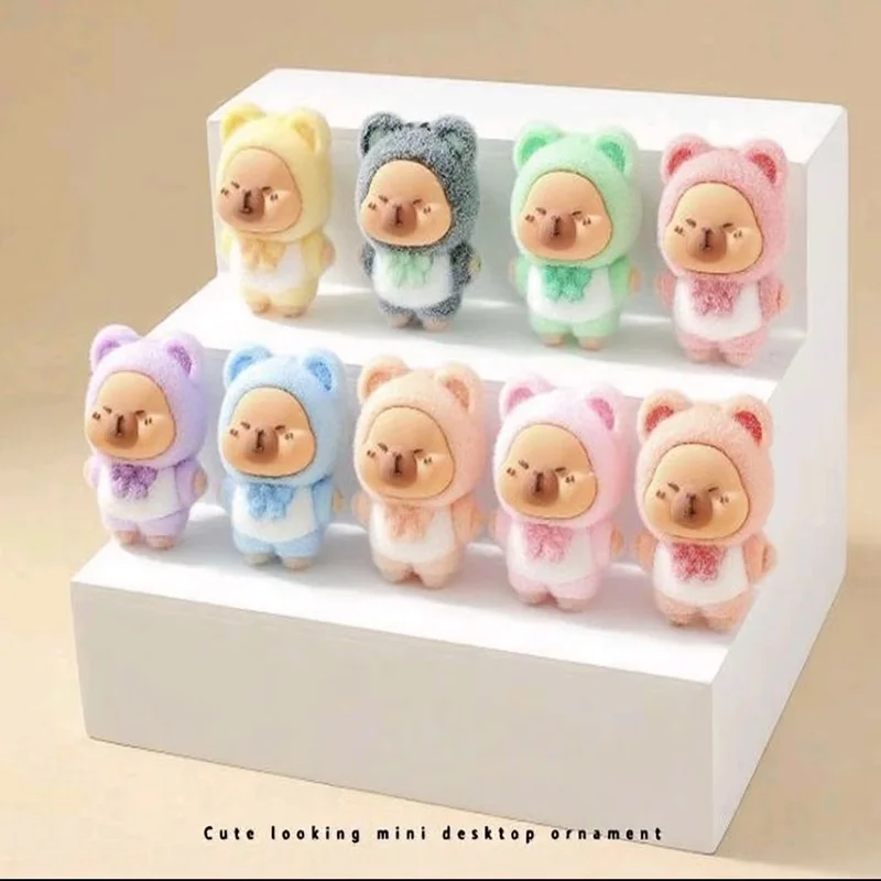 Capybara Geburtstagsparty-Geschenke, 3D-Aufkleber, Miniatur-Szene, Geschenktüte, Ballon, zum Aufhängen, Popcorn-Boxen, PVC-Strohhalm, Papa-Kreise, Brille – Detail 33