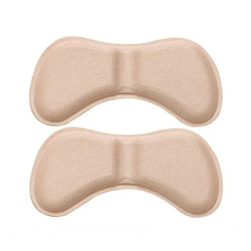 4 Pairs Heel Insoles Pads Patch Pain Relief Anti-wear Cushion Feet Care Heel Protector Adhesive Back Sticker Shoes Insert Insole